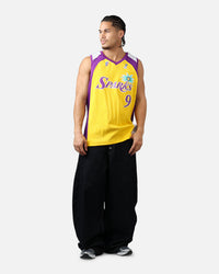 Mitchell & Ness Los Angeles Sparks Lisa Leslie #9 '01 Home Swingman Jersey Gold