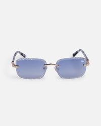 Belvoir & Co Hustler Sunglasses White/Blue