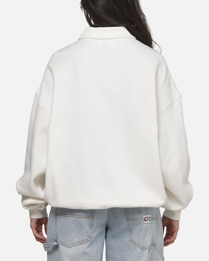Mitchell & Ness Wallabies Heritage Quarter Zip Crewneck Vintage White