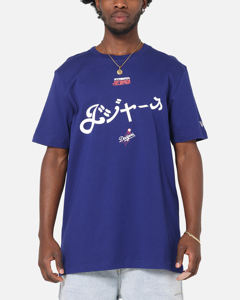 LosAngelesDodgersFIFAワールドカップコラボシャツ　Mサイズ New Era Los Angeles Dodgers 'Hyperfly Katakana x MLB' T-Shirt Dark