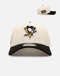 New Era Pittsburgh Penguins 'Team Color Visor' 9FORTY A-Frame Snapback Chrome/Official Team Color