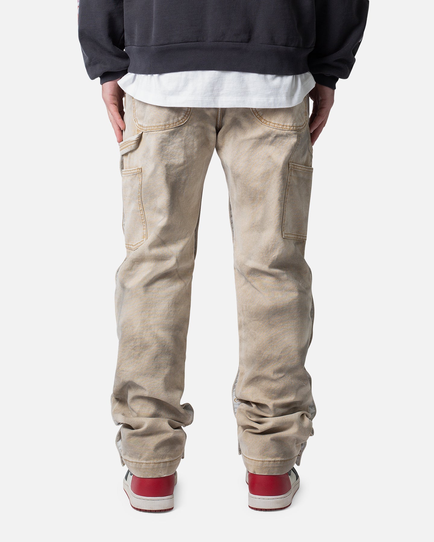 MNML V624 Snap Off Baggy Pants Brown | Culture Kings US