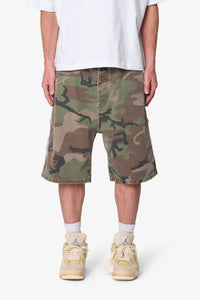 MNML Baggy Mojave Canvas Short Camo
