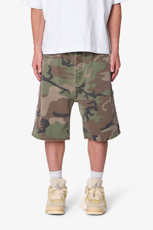 MNML Baggy Mojave Canvas Short Camo