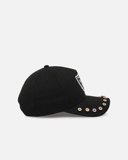 New Era Las Vegas Raiders 'Visor Embellishment' 9FORTY A-Frame Snapback Official Team Colors