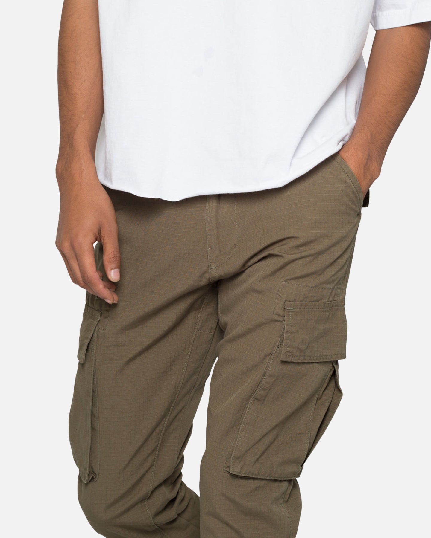 MNML Bootcut Cargo Pants Olive | Culture Kings US