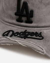 New Era Los Angeles Dodgers 'Cutoff Visor' 9FORTY Snapback Washed Black