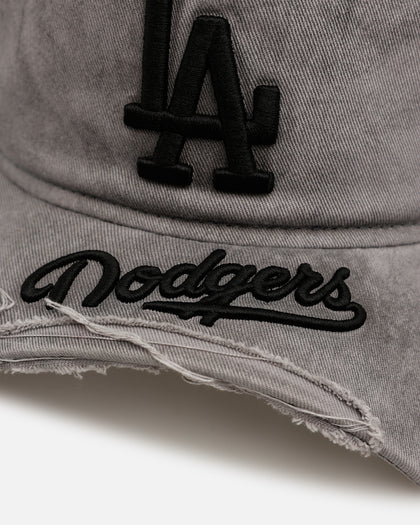 New Era Los Angeles Dodgers 'Cutoff Visor' 9FORTY Snapback Washed Black