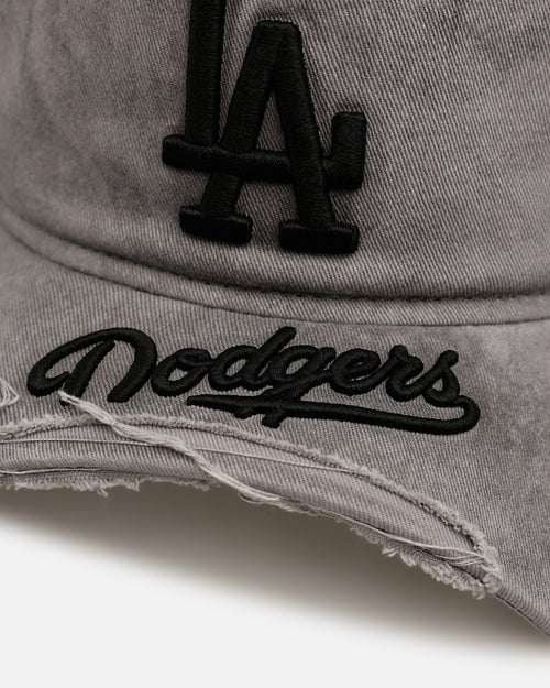 New Era Los Angeles Dodgers 'Cutoff Visor' 9FORTY Snapback Washed Black
