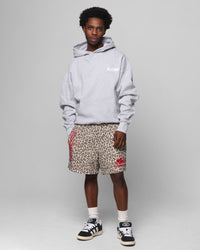 Loiter Pin Line Premium Hoodie Grey Marle