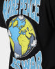 Goat Crew More Peace Less War Vintage T-Shirt Washed Black