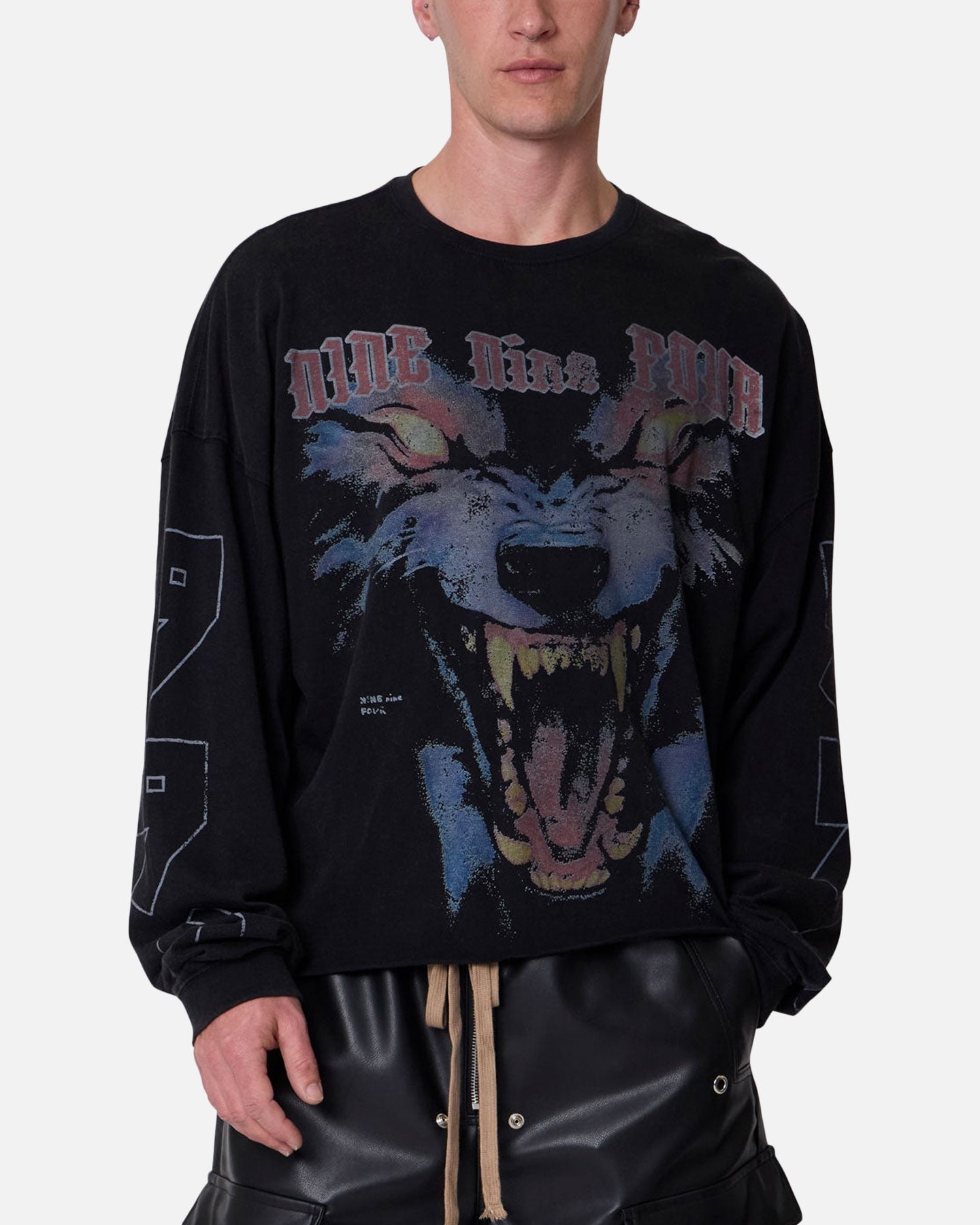 MNML 994 Wolf Long Sleeve T-Shirt Black | Culture Kings US