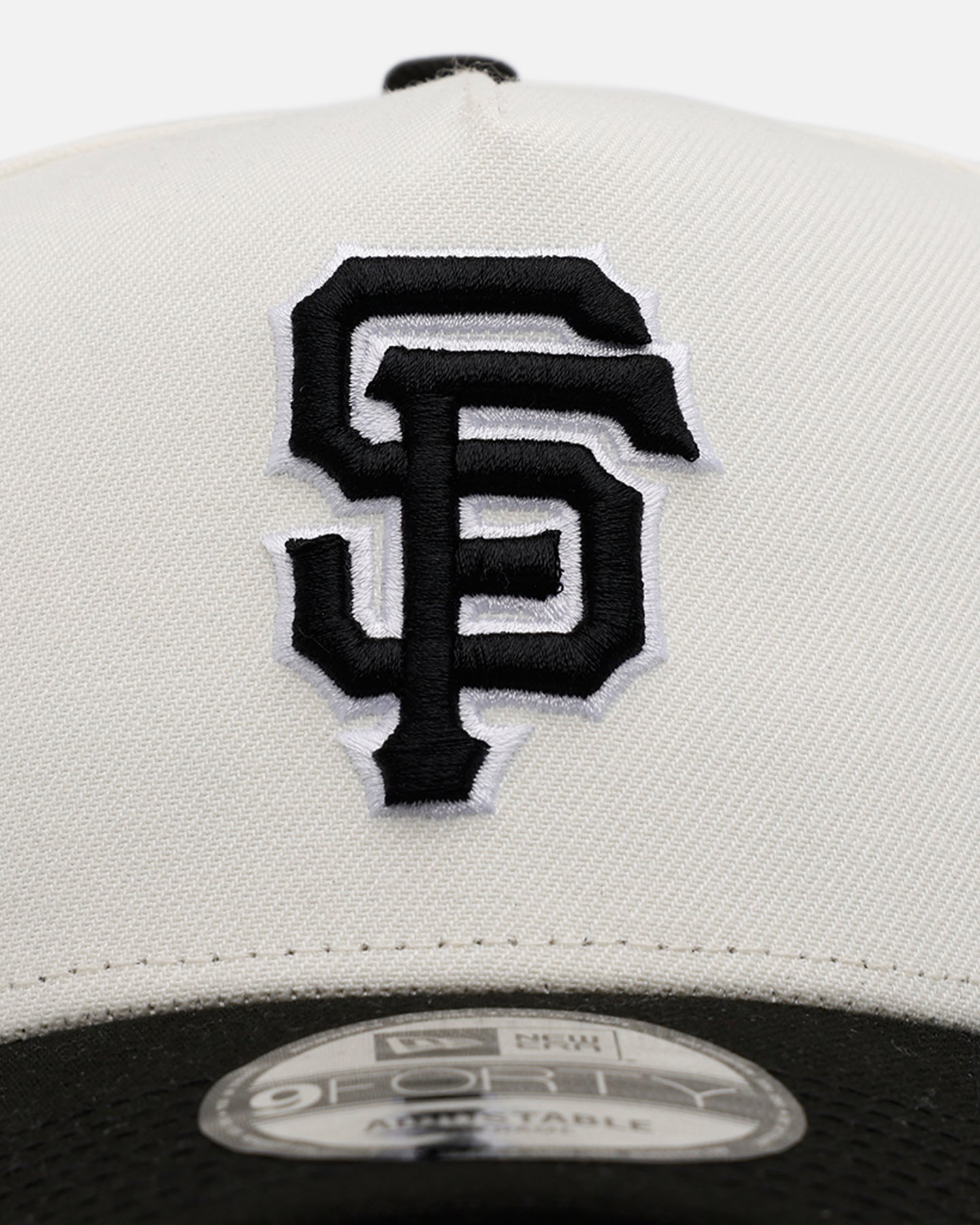 New Era San Francisco Giants 'Chrome Black' 9FORTY A-Frame