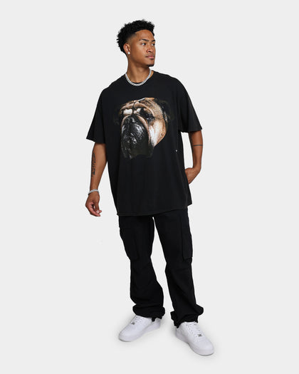 Goat Crew Bulldog Vintage T-Shirt Black Wash
