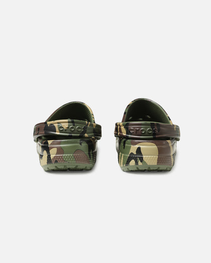 Crocs Camouflage Classic Clog Army Green