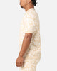 XXIII Puzzle Knit Button Up Shirt Beige/Off White