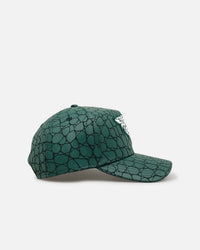 New Era Jacksonville Jaguars 'Croc Skin 2.0' 9FORTY A-Frame Snapback Dark Green