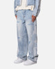 MNML Skeleton Baggy Denim Jeans Washed Blue