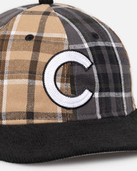 New Era Chicago Cubs 'Multi Panel Plaid' 9FIFTY High Crown Strapback Plaid