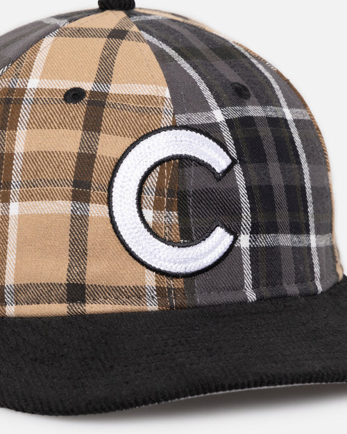 New Era Chicago Cubs 'Multi Panel Plaid' 9FIFTY High Crown Strapback Plaid