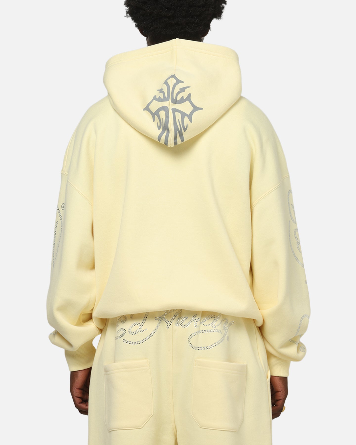 Ed Hardy Trinity Zip Hoodie Butter Yellow | Culture Kings US