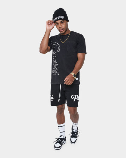 Carré Volle Pocket Short Sleeve T-Shirt Washed Black