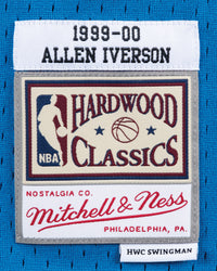 Mitchell & Ness Philadelphia 76ers Allen Iverson '99-'00 #3 Swingman Jersey Royal