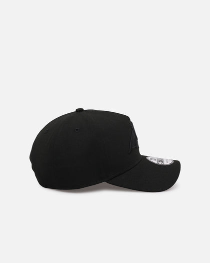 New Era Carolina Panthers 'Black on Black' 9FORTY A-Frame Snapback Black/Black
