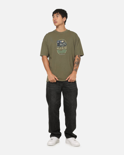 73Studio X Xbox X Halo Not For Angels T-Shirt Military Green