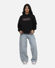 Carre Illusion Hoodie Solid Black