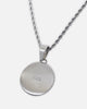 NXS Burning Heart Necklace White Gold