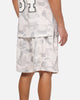 Mitchell & Ness Los Angeles Lakers Snow Camo Authentic Mesh Shorts White