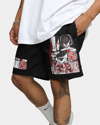 Goat Crew X Uzumaki Shorts Black