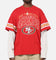 Mitchell & Ness San Francisco 49ers Waffle Mock Layer Long Sleeve T-Shirt Red