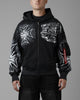 Alpha Industries x Loiter Full Zip Up Hoodie Black
