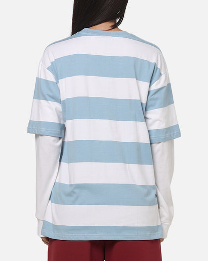 Carre Club Stripe Long Sleeve T-Shirt Blue Stripe