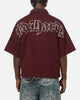 Ed Hardy Ghost Tattoo Button Up Shirt Plum
