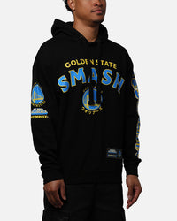 Hyperfly X My Hero Academia X NBA Golden State Warriors Hoodie Black