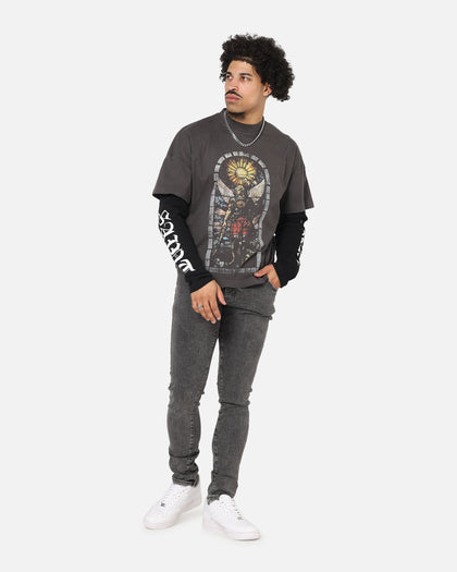Saint Morta Dynasty Jeans Black Stonewash
