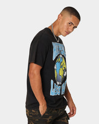 Goat Crew More Peace Less War Vintage T-Shirt Washed Black