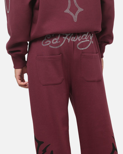 Ed Hardy Trinity Sweatpants Plum