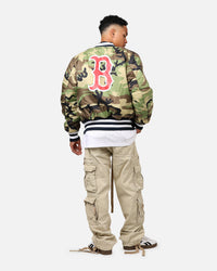 New Era X Alpha Series X MLB Boston Red Sox MA-1 Bomber Jacket Navy
