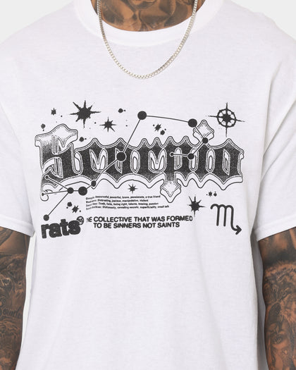 Rats Get Fat Scorpio T-Shirt White