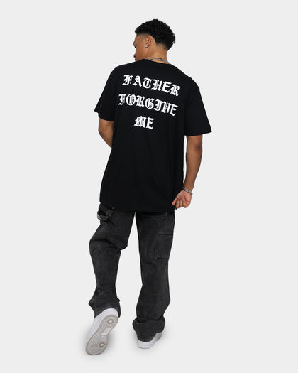 Father Forgive Me FFM Logo T-Shirt Black