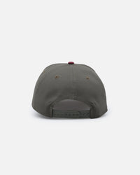 New Era Houston Astros 'Contrast Visor' Pre-Curved Golfer Snapback Moss/Maroon