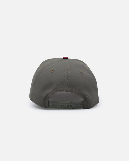 New Era Houston Astros 'Contrast Visor' Pre-Curved Golfer Snapback Moss/Maroon