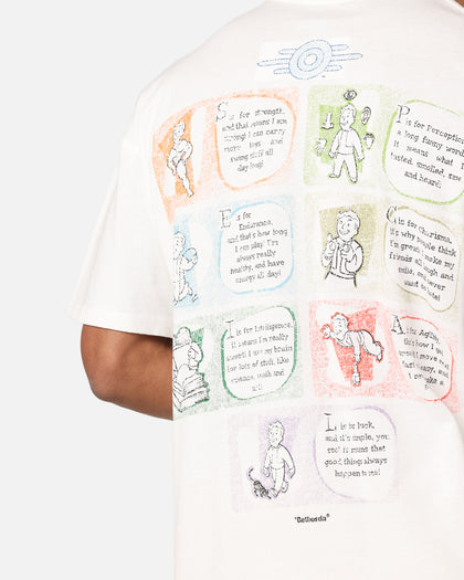 73Studio X Fallout '76 S.P.E.C.I.A.L Vintage T-Shirt Off White