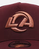 New Era Los Angeles Rams 'Penny' 9FORTY A-Frame Snapback Maroon