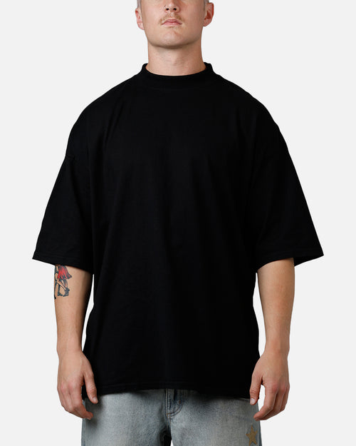 Culture Kings Everyday Mock Neck T-Shirt Black