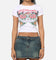 Ed Hardy Women's Phoenix Rose Baby T-Shirt White